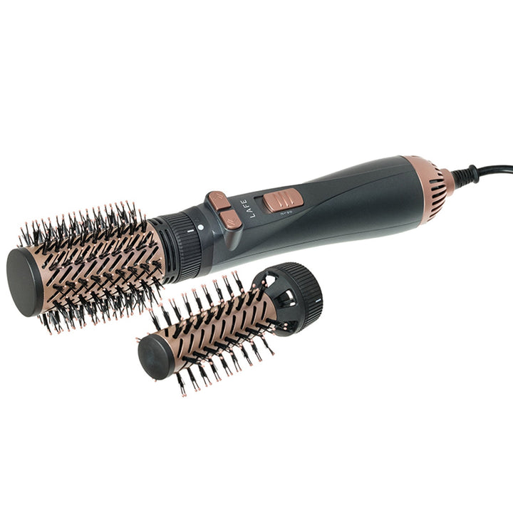 LAFE roterende krøllejern, 2 hastigheder, 3 temperaturindstillinger, ionisering, 1200 W, Sleek and Shine Style