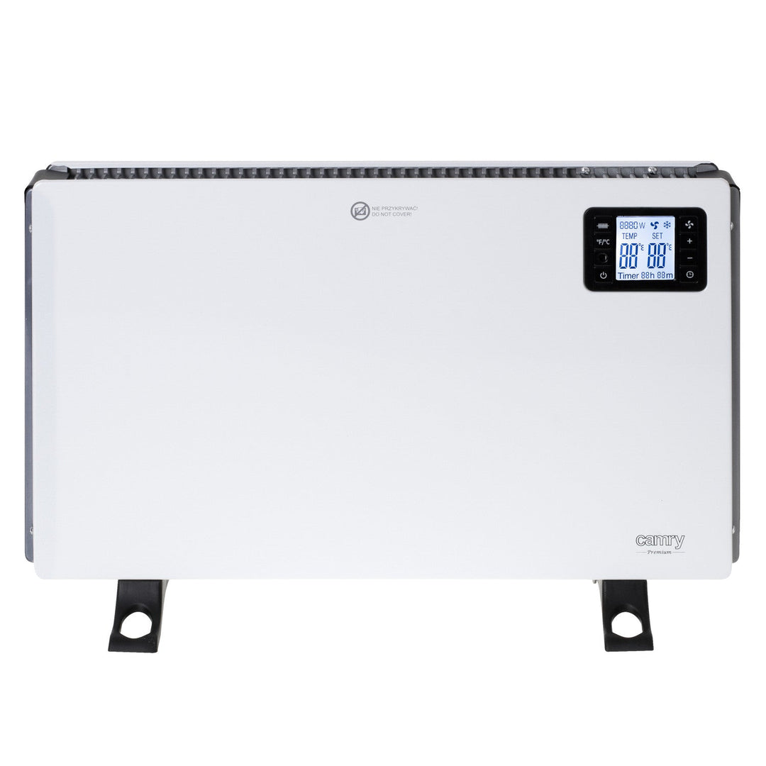 Camry konvektorvarmer, effekt 2000 W, LCD-panel, fjernbetjening, timer, termostat, CR 7739