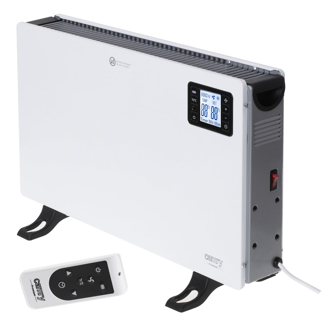 Camry konvektorvarmer, effekt 2000 W, LCD-panel, fjernbetjening, timer, termostat, CR 7739