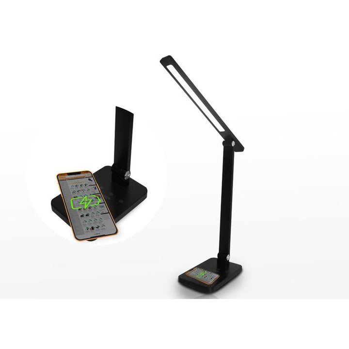 LTC-bordlampe, LED 10 W, tre lysfarver, induktiv opladning, berøringspanel, LXL0099C