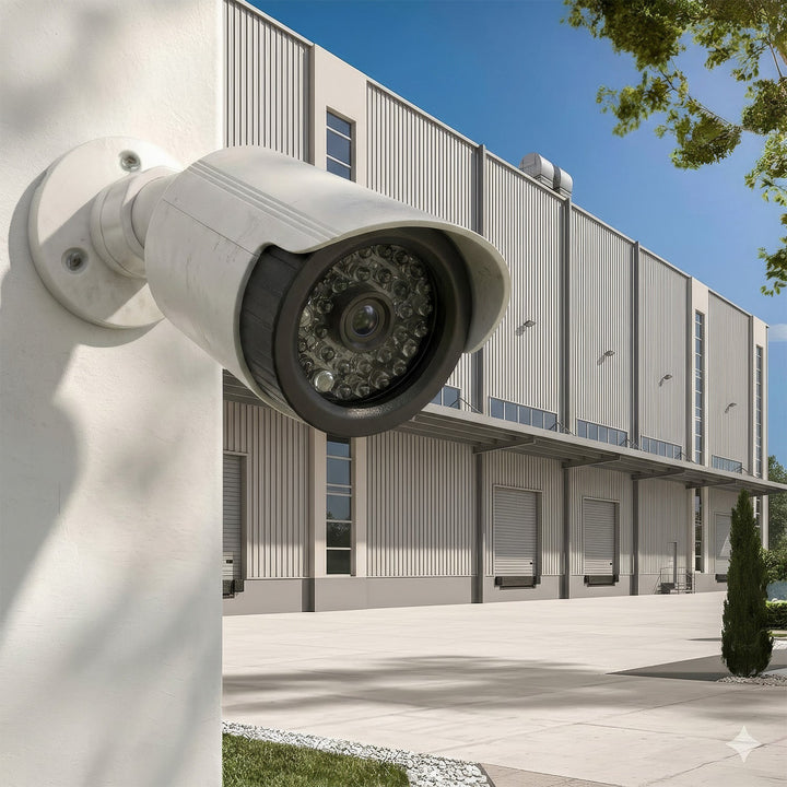 Attrap af rørkamera, IR-LED-dioder, hvid, strømforsyning 2xAA (medfølger ikke), ABS, IR1800 W