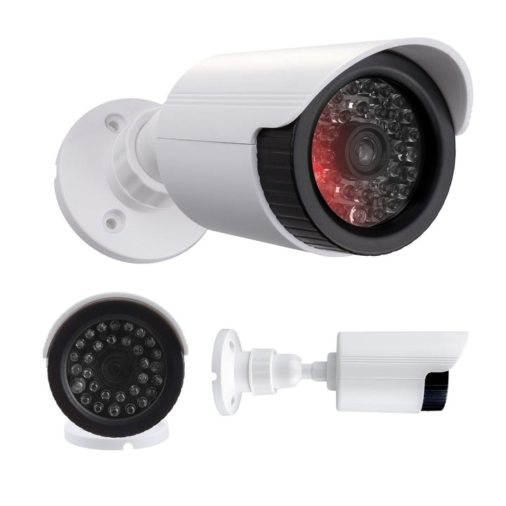 Attrap af rørkamera, IR-LED-dioder, hvid, strømforsyning 2xAA (medfølger ikke), ABS, IR1800 W