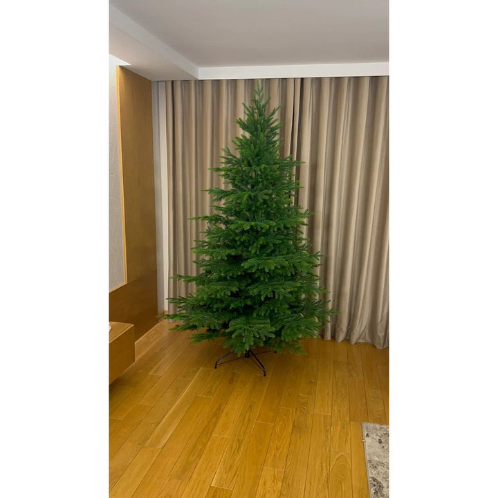 Kunstig juletræ, kaukasisk gran, PVC + PE, højde 220 cm