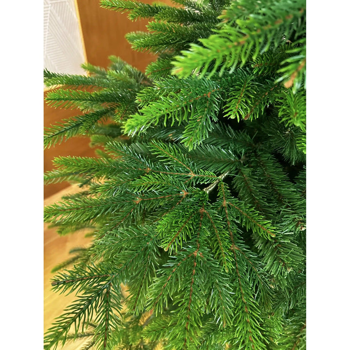 Kunstig juletræ, kaukasisk gran, PVC + PE, højde 220 cm
