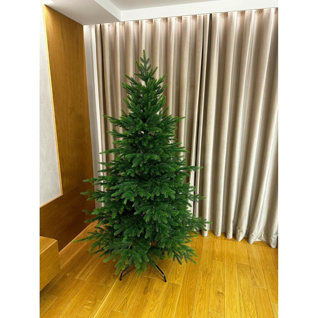 Kunstig juletræ, kaukasisk gran, PVC + PE, højde 190 cm