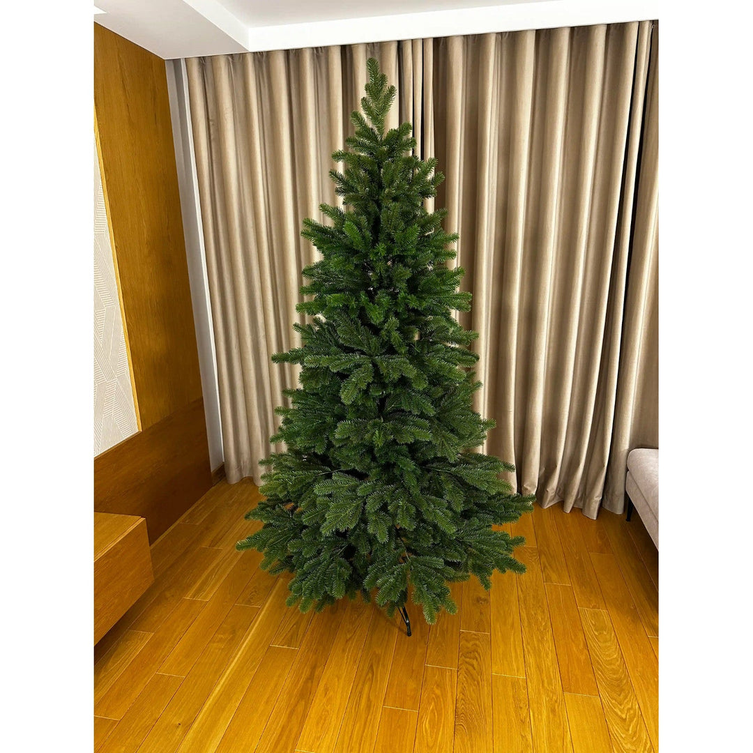 Kunstig juletræ, naturlig gran, 100 % PE, højde 200 cm