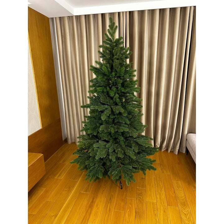 Kunstig juletræ, naturlig gran, 100 % PE, højde 200 cm