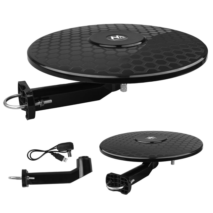 Maclean DVB-T/T2 HEVC multiretningsantenne, aktiv, standard, USB 5V, MCTV-102