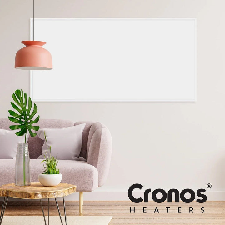 Cronos infrarød varmeapparat, 1000 W, mat overflade, ultratynd, Carbon P1000