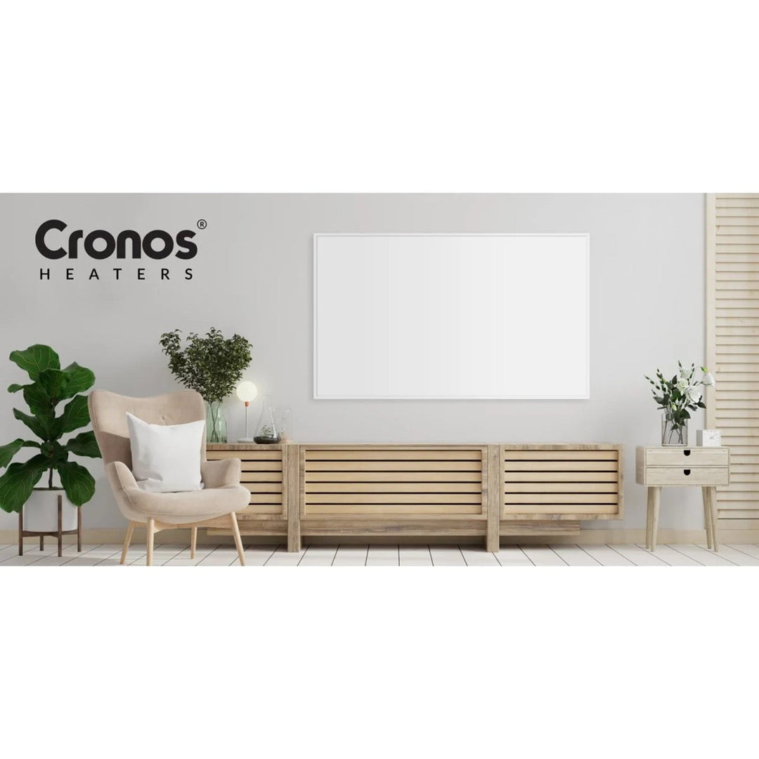 Cronos infrarød varmeapparat, 1000 W, mat overflade, ultratynd, Carbon P1000
