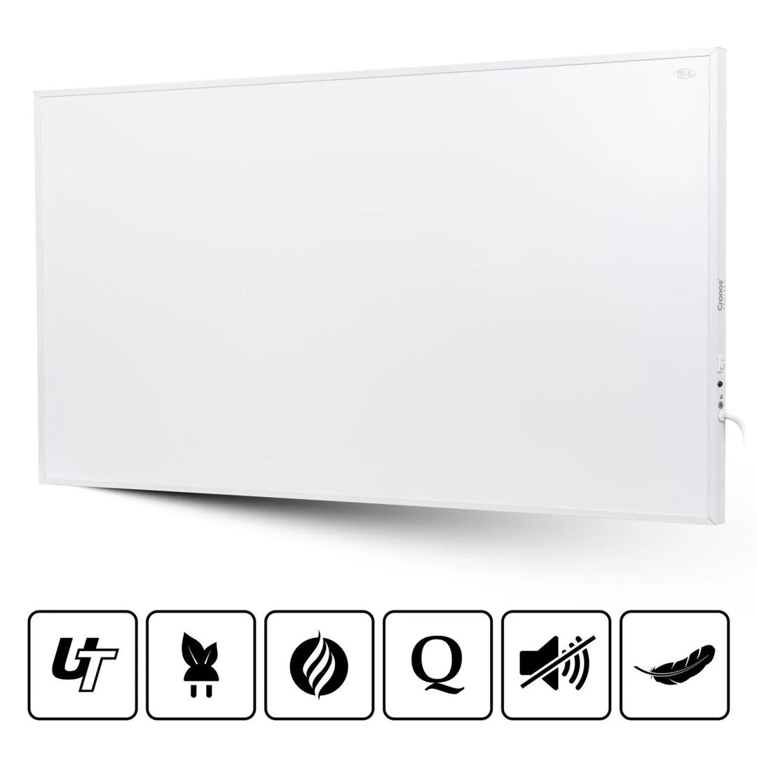Cronos infrarød varmeapparat, 1000 W, mat overflade, ultratynd, Carbon P1000