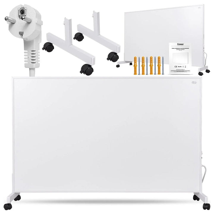 Cronos infrarød varmeapparat, 1000 W, mat overflade, ultratynd, Carbon P1000