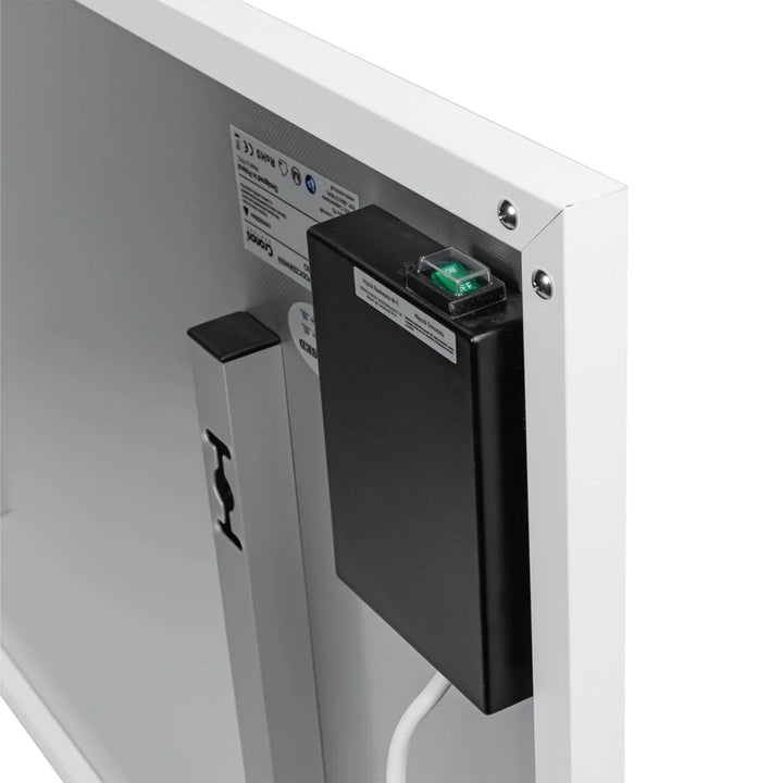 Cronos infrarød radiator, 700 W, fjernbetjening, mat overflade, ultratynd, økonomisk opvarmning, Graphene PRO CGP-700TWP