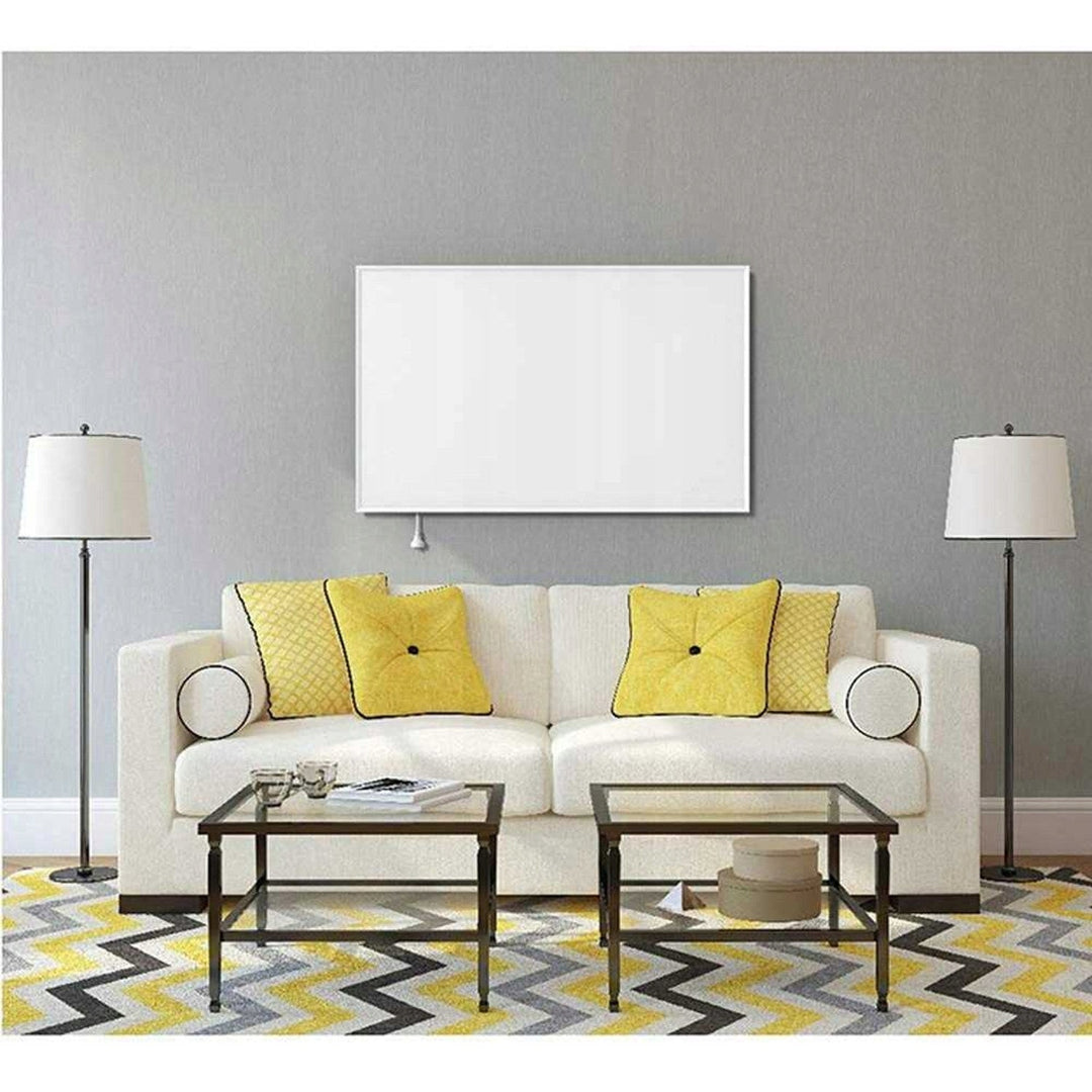 Cronos infrarød radiator, 700 W, fjernbetjening, mat overflade, ultratynd, økonomisk opvarmning, Graphene PRO CGP-700TWP