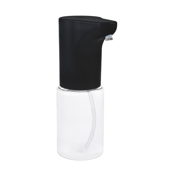 Promedix automatisk dispenser, dispenserbeholder til flydende sæbe, desinfektionsmidler, 300 ml, sort, PR-540 B + 4 AA-batterier fra Varta Industrial