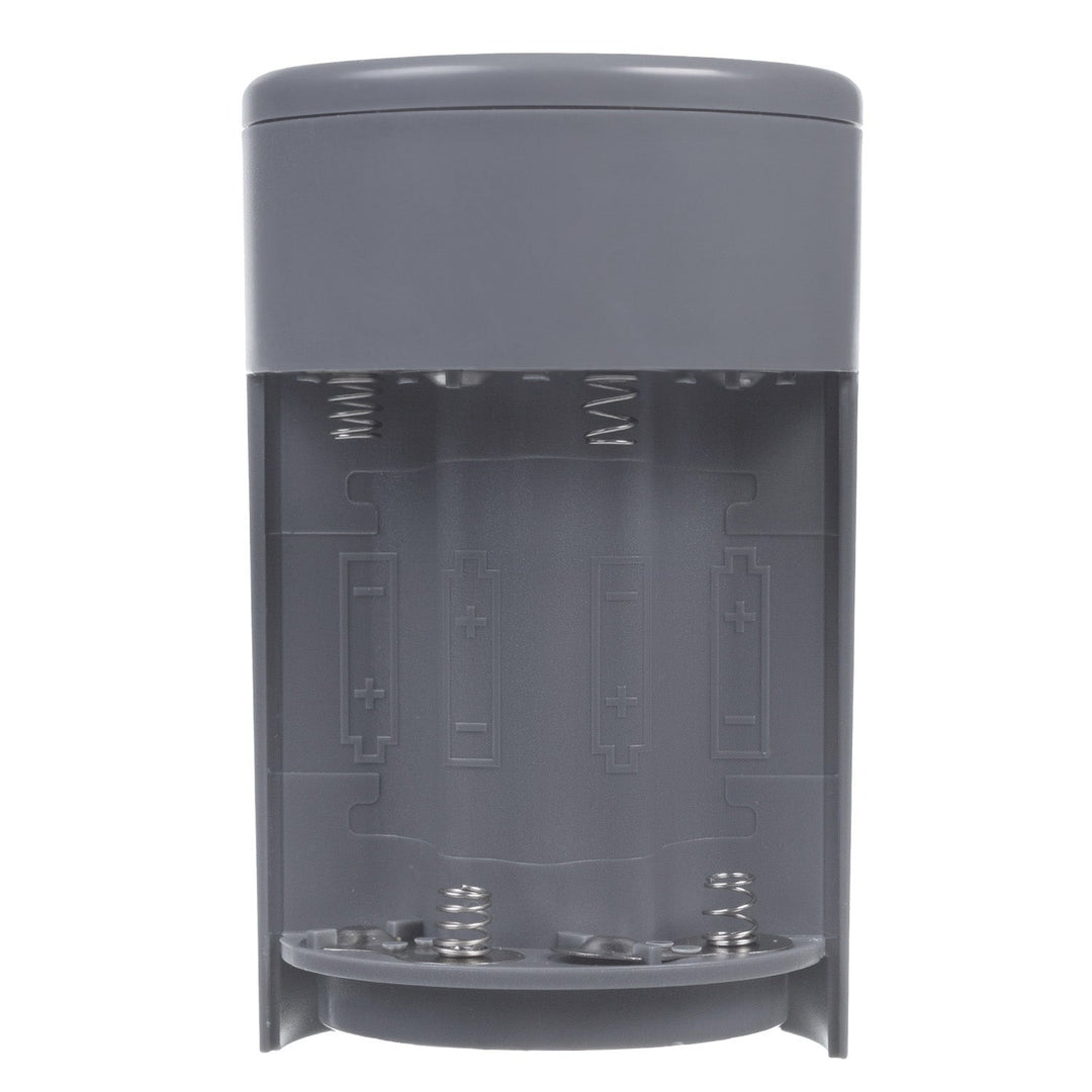 Promedix automatisk dispenser, dispenserbeholder til flydende sæbe, desinfektionsmidler, 300 ml, grå, PR-540 GR + 4 AA-batterier fra Varta Industrial