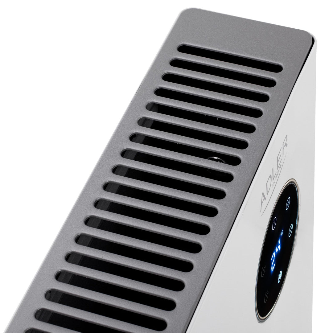 Adler konvektorvarmer, LED-display, fjernbetjening, 3 varmeindstillinger, termostat, maks. 2000 W, AD 7752