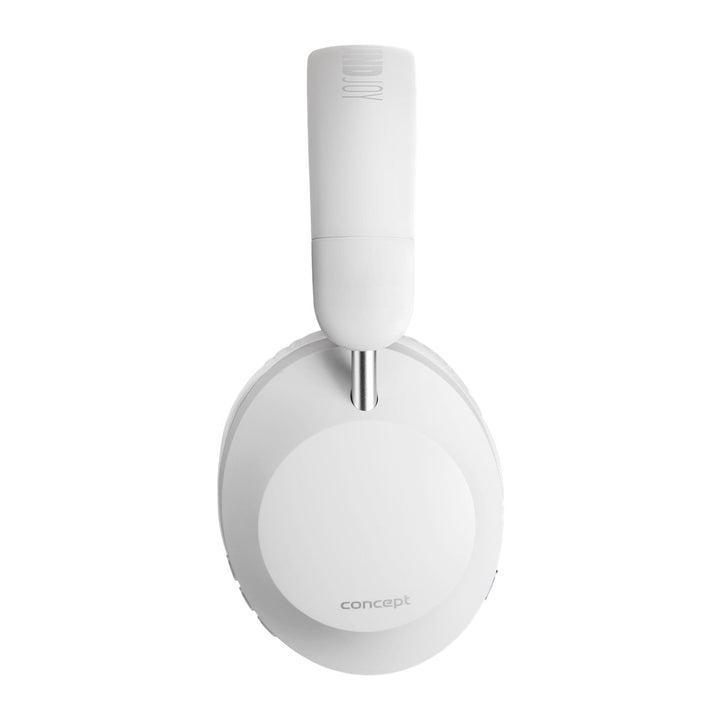 Concept SoundJoy trådløse øretelefoner, op til 45 timers afspilningstid, Bluetooth 6.0, hurtig opladning, aktiv støjreduktion op til 18 dB, hvid, HS4081