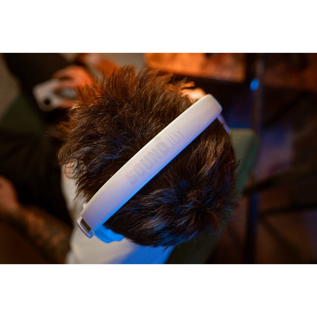 Concept SoundJoy trådløse øretelefoner, op til 45 timers afspilningstid, Bluetooth 6.0, hurtig opladning, aktiv støjreduktion op til 18 dB, hvid, HS4081
