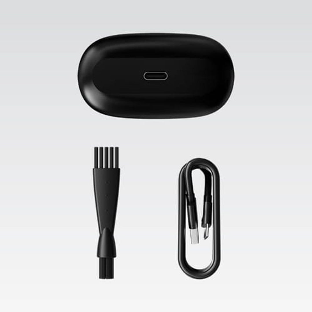 Maestro elektrisk barbermaskine, 2 hoveder, USB C-opladning, driftstid op til 60 minutter, nem rengøring, MR-671
