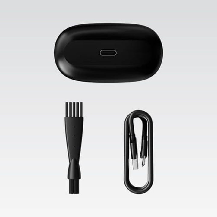 Maestro elektrisk barbermaskine, 2 hoveder, USB C-opladning, driftstid op til 60 minutter, nem rengøring, MR-671