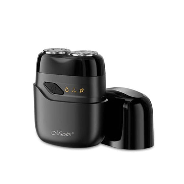 Maestro elektrisk barbermaskine, 2 hoveder, USB C-opladning, driftstid op til 60 minutter, nem rengøring, MR-671