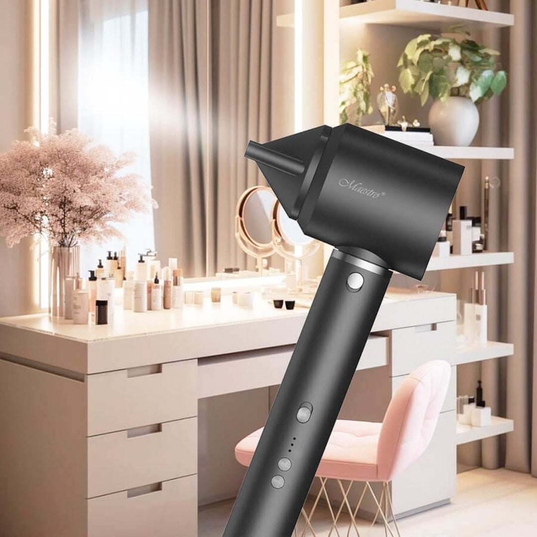 Multistyler / hårplejesæt Maestro, hårtørrer, føntørrer, automatisk krøllejern, effekt 1200 W, 2 temperaturindstillinger + kold luft, MR-230
