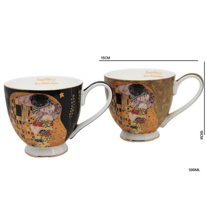Jumbo-krus Gustav Klimt Kysset 2 stk., Queen Isabel