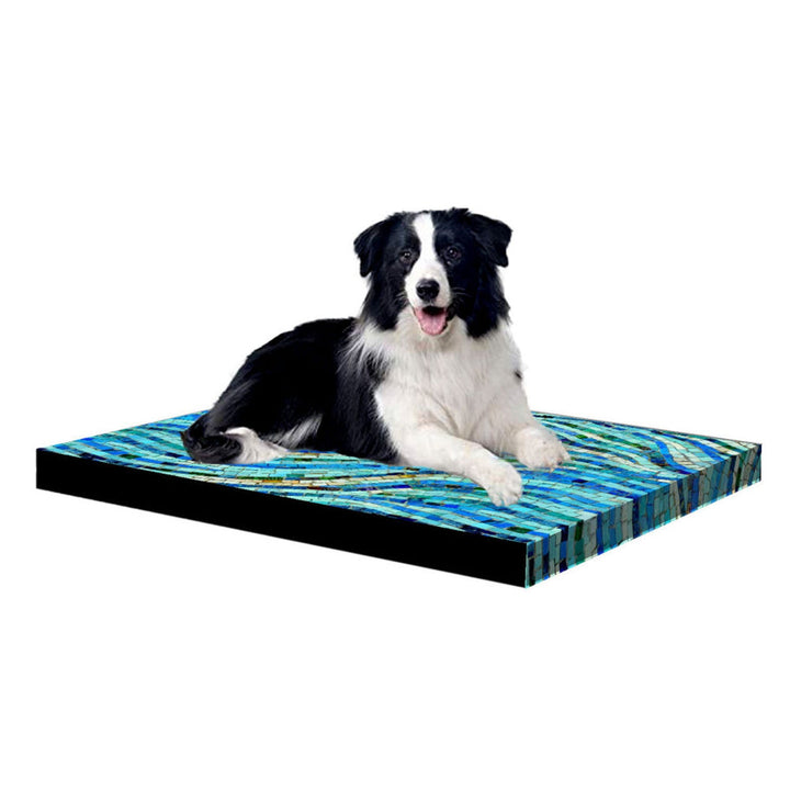 XL Bertoni hundeseng, skum, vandtæt betræk, Mosaic-mønster, EE147