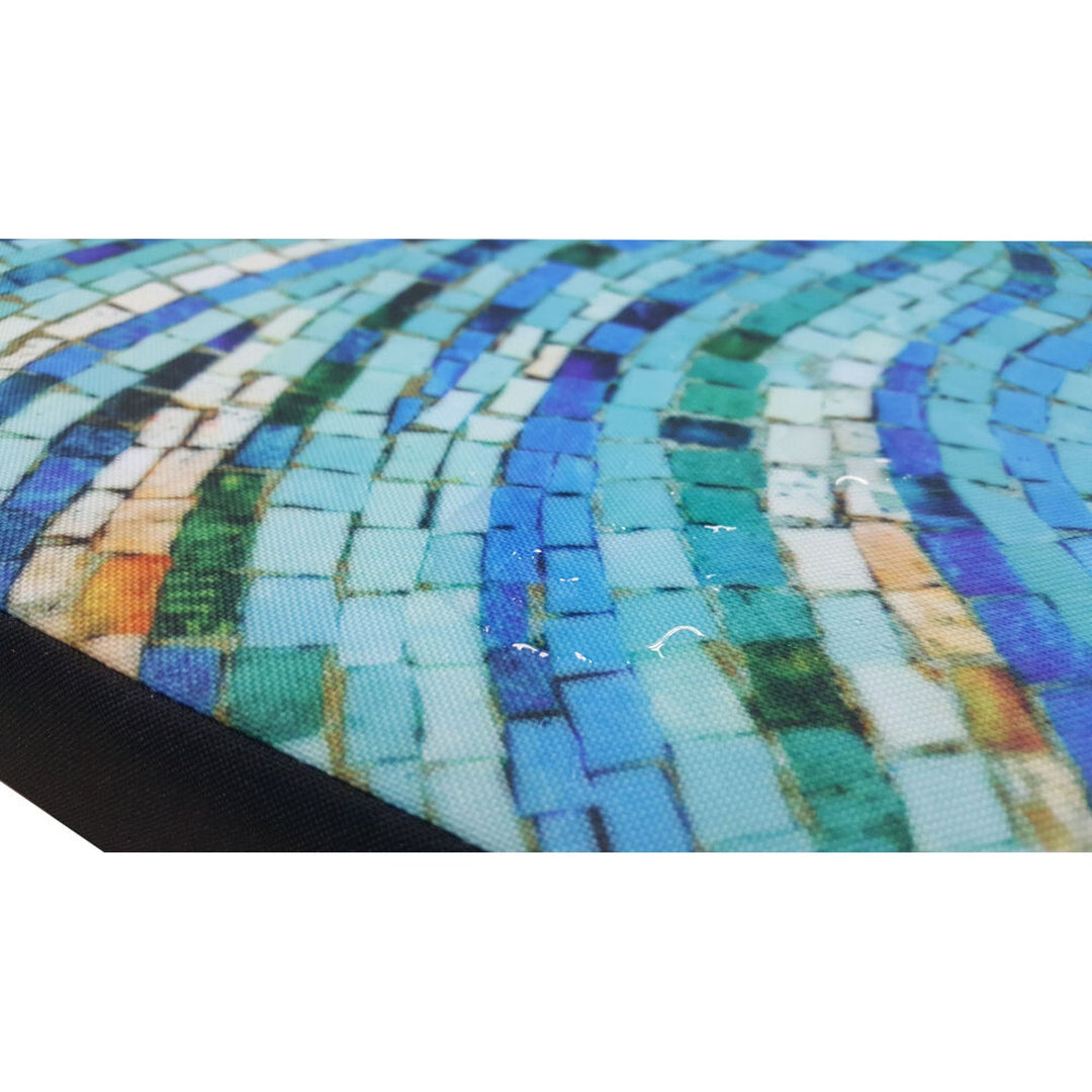 XL Bertoni hundeseng, skum, vandtæt betræk, Mosaic-mønster, EE147