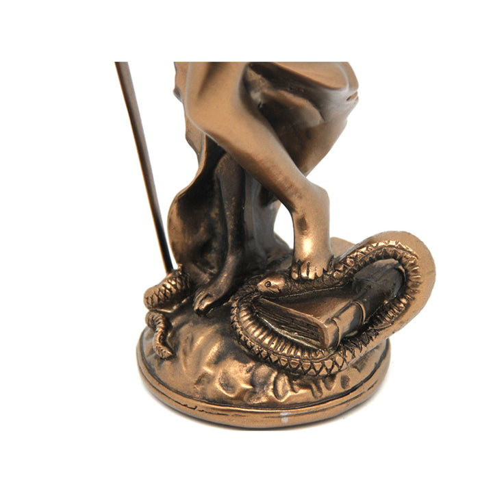 Figur af Themis med vægt og sværd, bronze-skulptur med juridisk tema, Queen Isabel