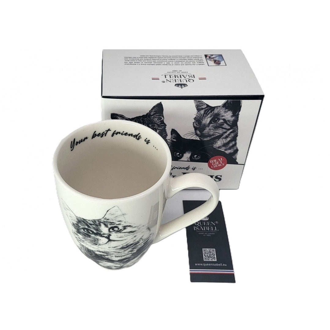 Porcelænskrus Queen Isabel, sibirisk kat, 350 ml, Q1-05201