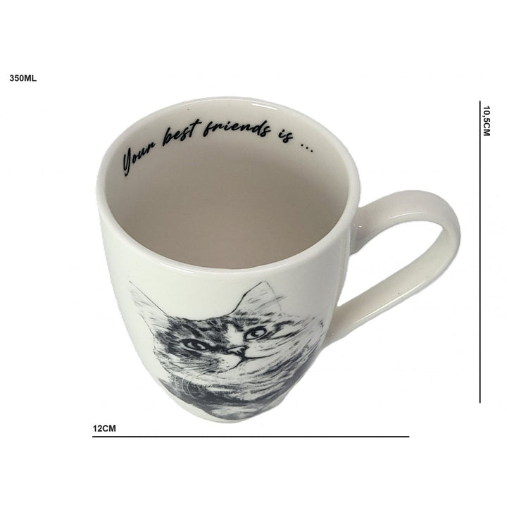 Porcelænskrus Queen Isabel, sibirisk kat, 350 ml, Q1-05201