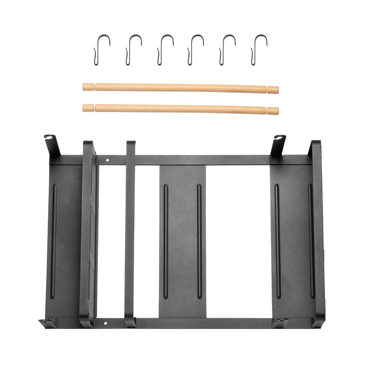 Magnetisk hylde til køleskab/vaskemaskine Maclean, sort, maks. 12 kg, MC-910, 4 stk.