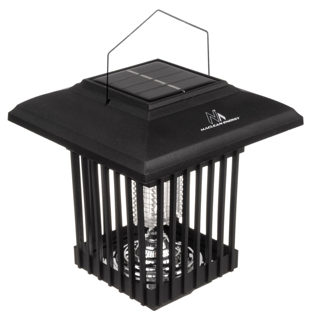 Maclean LED-insektlampe, IP44, LED/UV, batteri 2*AA Ni-MH 200 mAh, solcelle 2V DC MCE448, 2 stk.