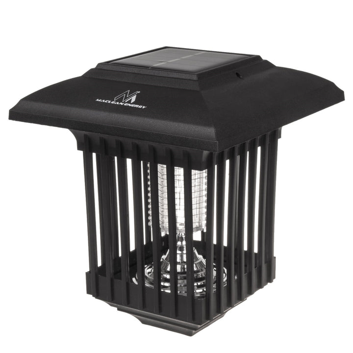 Maclean LED-insektlampe, IP44, LED/UV, batteri 2*AA Ni-MH 200 mAh, solcelle 2V DC MCE448, 2 stk.
