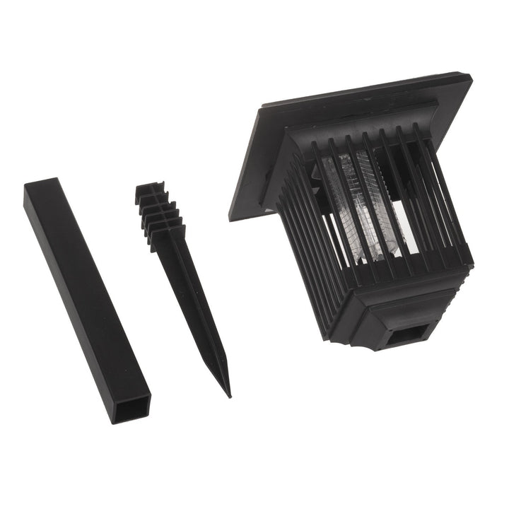 Maclean LED-insektlampe, IP44, LED/UV, batteri 2*AA Ni-MH 200 mAh, solcelle 2V DC MCE448, 2 stk.