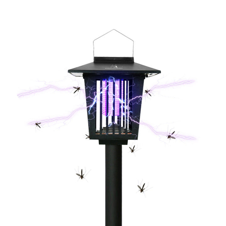 Maclean LED-insektlampe, IP44, LED/UV, batteri 2*AA Ni-MH 200 mAh, solcelle 2V DC MCE448, 4 stk.