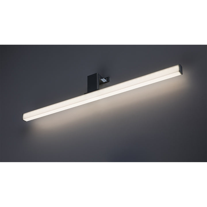 Rabalux badeværelseslampe, 9 W, naturlig hvid 4000 K, IP44. Krom, Oliro