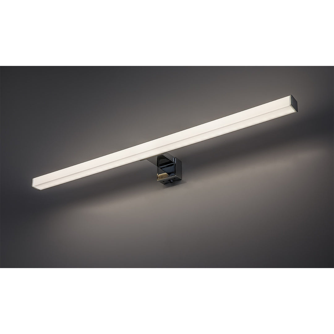 Rabalux badeværelseslampe, 9 W, naturlig hvid 4000 K, IP44. Krom, Oliro