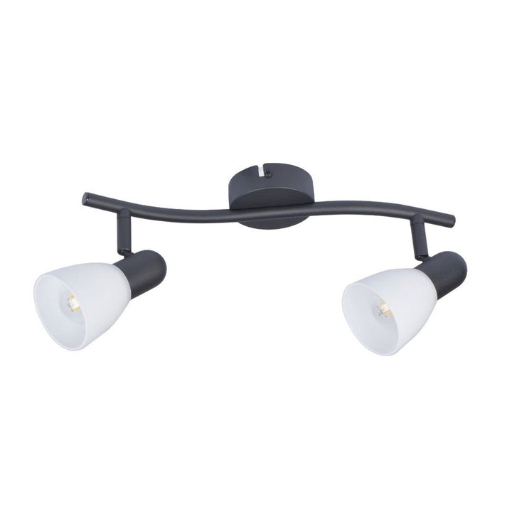Rabalux loftslampe, spotlampe, 2x E14-pære, IP20, sort, Soma