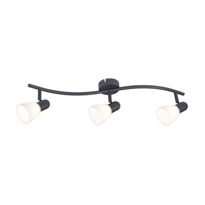 Rabalux loftslampe, spotlampe, 3x E14-pære, IP20, sort, Soma