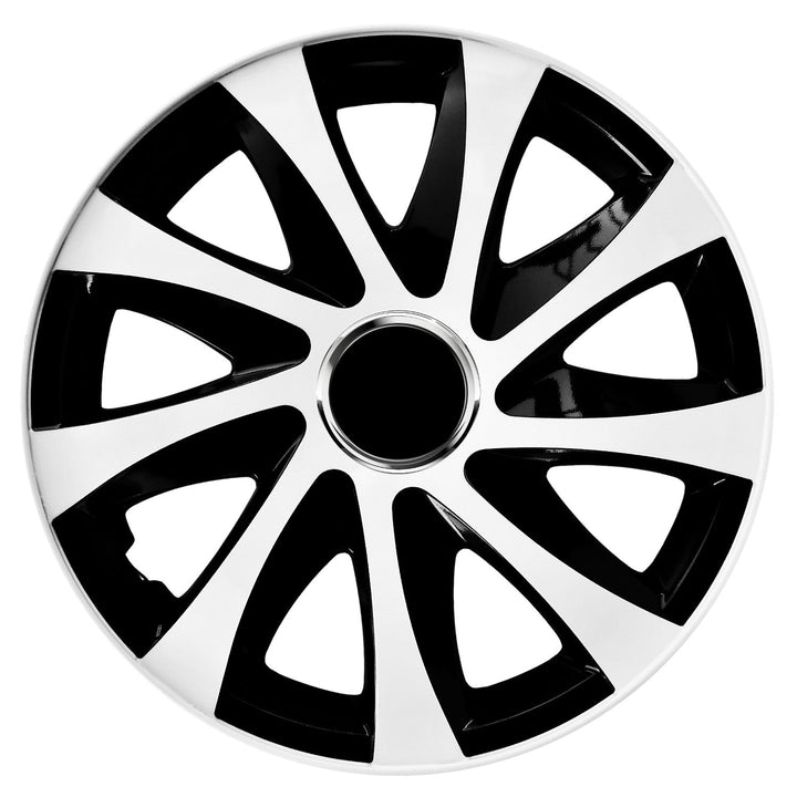 Universal hjulkapsler 14'' NRM Drift Extra hvid-sort 1 stk.
