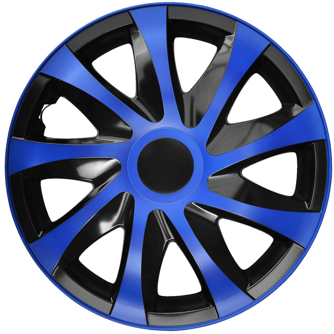 Universal hjulkapsler 14'' NRM Draco blå-sort 1 stk.