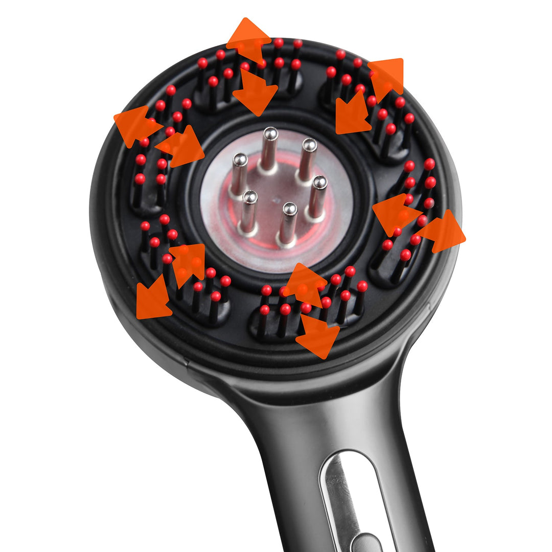 Massagebørste til hår og hovedbund REGENERATING HAIRBRUSH MASSAGER MT6537