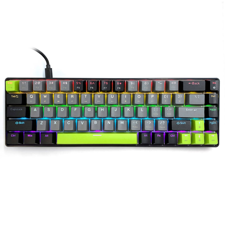 60 % mekanisk tastatur RED CORE MX60 MT1260, tastbelysning, Mediatech