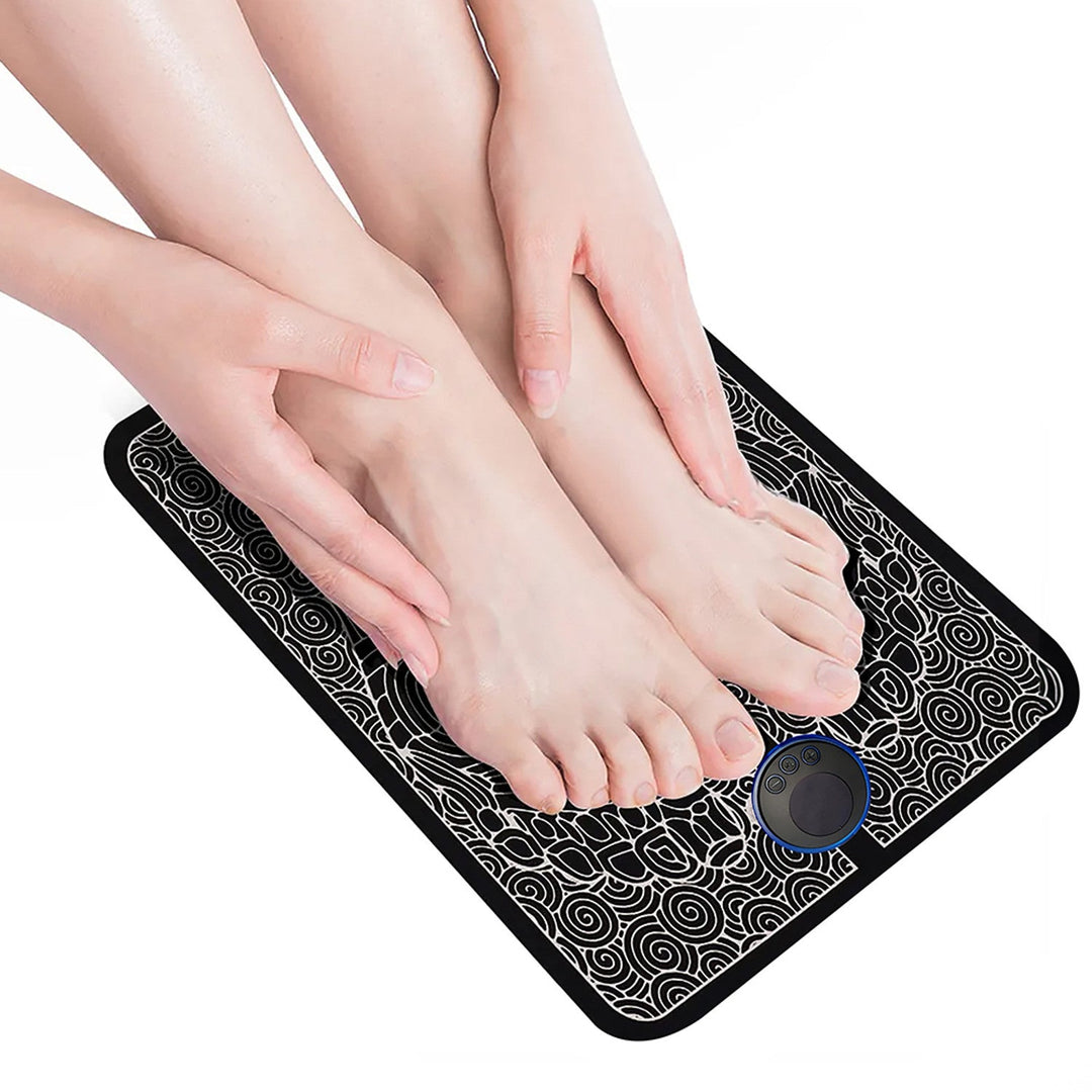 Media-Tech fodmassageapparat, massage med EMS-elektrostimulering, 8 programmer, 19 intensitetsniveauer, MT6527