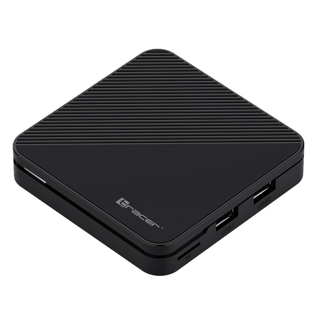 Multimedieafspiller, Android 14, 2 GB RAM, 16 GB hukommelse, Bluetooth 5.0, Wi-Fi, TV Box