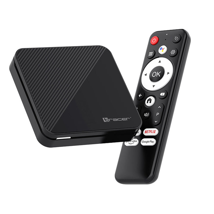 Multimedieafspiller, Android 14, 2 GB RAM, 16 GB hukommelse, Bluetooth 5.0, Wi-Fi, TV Box