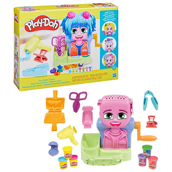 Play-Doh frisørsalon, kreativt legetøj, modellervoks, F8807